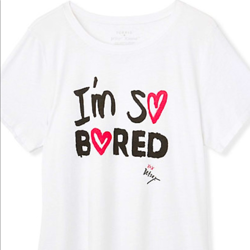 Betsy Johnson limited edition t-shirt size 0 BNWT